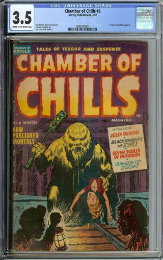Chamber Of Chills 6 Cgc 3.  5 Cr/ow Pages
