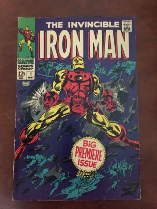 Iron Man 1 May 1968,  Marvel.
