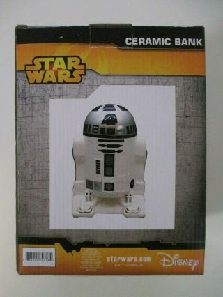 Star Wars LARGE R2 - D2 CERAMIC PIGGY BANK 5.  74 