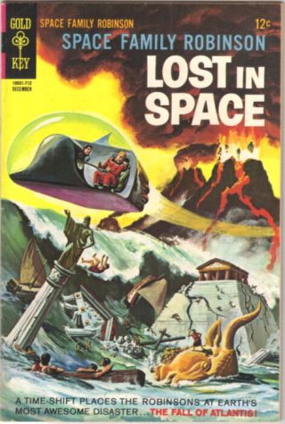 Space Family Robinson Lost In Space Comic Book 25 Gold Key 1967 Very Fine -