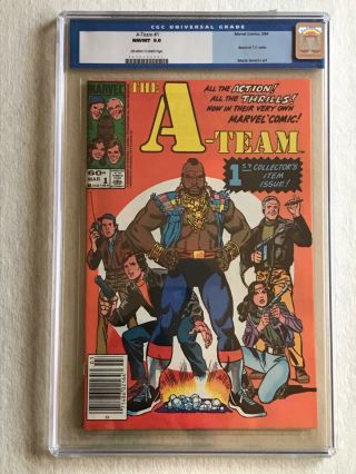 A - Team 1 Cgc 9.  8 1st App.  Mr.  T " I Pity The Fool Who Doesn 