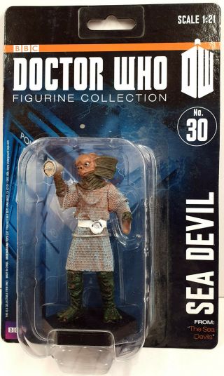 Sea Devil From " The Sea Devils " Doctor Who Painted Resin Figurines (30)