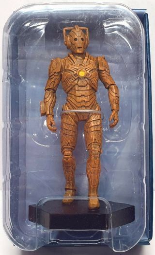 Wooden Cyberman " The Time Of The Doctor " Doctor Who Painted Resin Figurines (72)