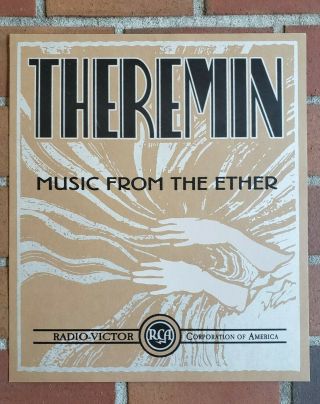 Weird Theremin Poster Screen Printed Sci Fi Monster Movie Music From The Ether