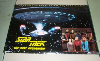 Star Trek Next Generation Vintage 1992 Poster Only One