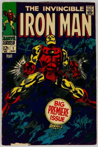 The Invincible Iron Man 1 Marvel Comics Silver Age Hot Key Grail