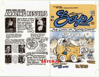 Zap Comix 1 Cover Proof Robert Crumb Art - Classic Underground Comic