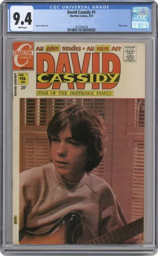 David Cassidy 1 Cgc 9.  4 1972 1622562018