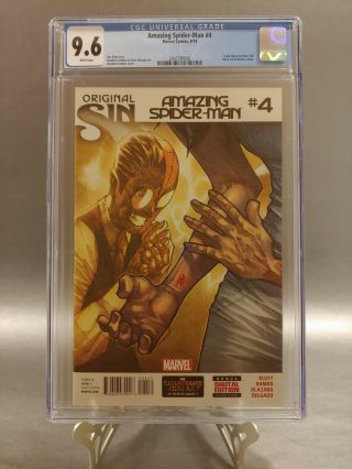 The Spider - Man 4 1st Appearance Of Silk Cgc 9.  6 Mn,
