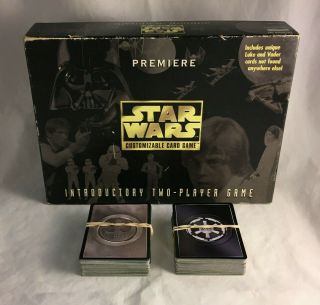Star Wars Premiere Customizable Card Game Introductory Two - Player Game W/ Box