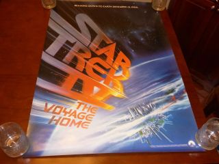 Star Trek Iv The Voyage Home One - Sheet Movie Poster 27x41 Rolled