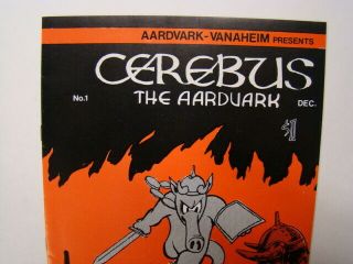 1977 Cerebus the Aardvark 1 Counterfeit Dave Sim Art VF/NM 2
