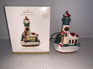 Hallmark Keepsake Ornament Holiday Lighthouse 1st In Series 2012