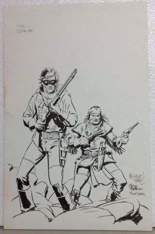 Rare Lone Ranger Cover Art Timothy Truman & Thomas Yeates