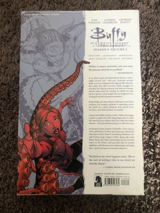 BUFFY THE VAMPIRE SLAYER Season 9 Volume 2 Library Edition AUTOGRAPHED SKETCHED 3