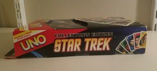 Star Trek Uno Collector ' s Edition In Tin Card Game By Fundex 2008 3