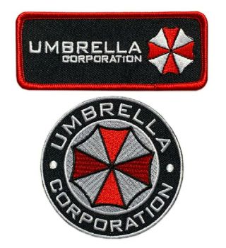 Resident Evil Umbrella Corporation Costume Patch [2pc - “velcro Brand” Fastener]