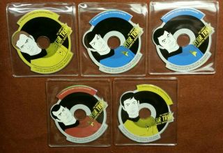 Star Trek The Animated Series Box Topper Set Of 5 Discs