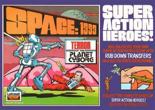 Space 1999 Uk Letraset Rub - On Transfer Series 2: Terror On Planet The Cyborg