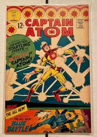 Captain Atom 83 Charlton Comics 1966 1st Ted Kord Blue Beetle Wow