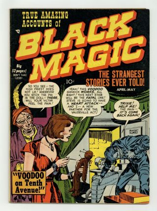 Black Magic Vol.  1 4 Vg 4.  0 1951