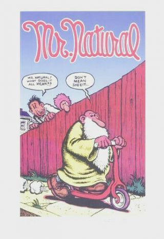 Robert Crumb Rare Mr Natural Signed & Numbered Print Only 250
