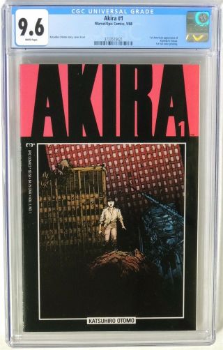 D132.  Akira 1 By Marvel Cgc 9.  6 Nm,  (1988) 1st Us App.  Of Kaneda & Tetsuo