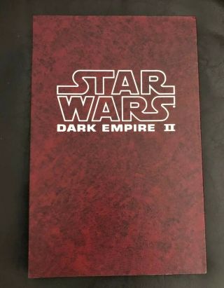 Rare Signed 266/1000 Star Wars Dark Empire Ii Limited Edition Hc Dark Horse