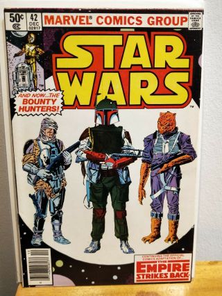 Star Wars 42 (marvel) First Appearance Of Boba Fett And Yoda - Higher Grade