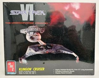 Ertl Star Trek Vi The Undiscovered Country Klingon Cruiser Model Kit Mib
