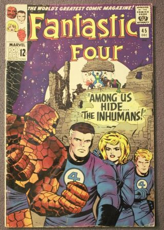 Fantastic Four 45; Marvel Silver Age (1965) ; First Inhumans