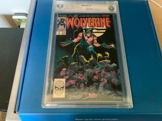 Wolverine 1 Cbcs 9.  8 1st Print,  1st Patch,  White Pages