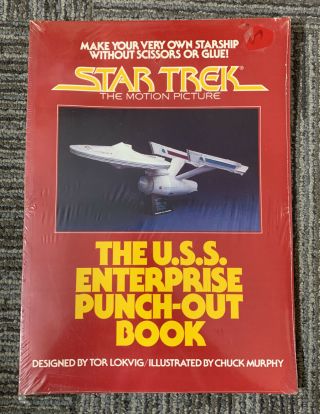Star Trek The U.  S.  S.  Enterprise Punch - Out Book Never Opened