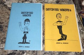 Distorted Visions I & Ii Star Trek Fanzine 1988 - 89 Jody A Morse Comedy Stories