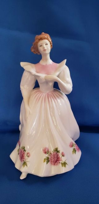 Royal Doulton Figure Of The Month November Hn 2695 Figurine Peggy Davies W/box