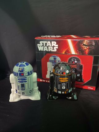 Star Wars R2 - D2 And R2 - Q5 Salt & Pepper Shakers Condition—box Opened