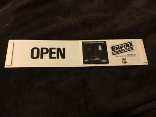 Star Wars Empire Strikes Back Store Open/closed Sign.