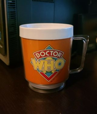 Vintage Doctor Who Dr Who Coffee Mugs Cups Classic Tom Baker Picture 1984