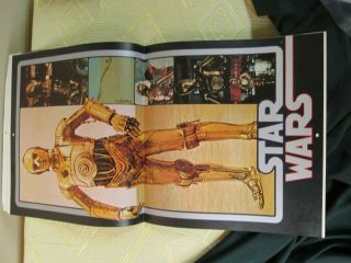 Vtg 1978 Star Wars 12 Month Hanging Film Movie Photo Calendar C - 3po Poster