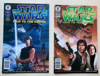 Star Wars Heir To The Empire 1 2 Newsstand Edition (never Read)