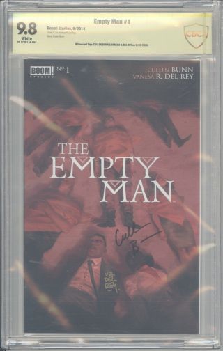 The Empty Man 1 (2014) Cbcs 9.  8 Signed By Cullen Bunn & Vanesa R Del Rey