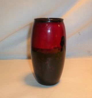 Vintage Royal Doulton Flambe Vase - 5 