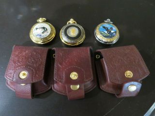 3 Franklin Pocket Watches For One Price Never Worn