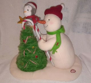 Hallmark 2010 Jingle Pals We Need A Little Christmas Snowman Trimming The Tree
