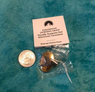 1988 Star Trek Pin Pinback Paramount Pictures Button Hollywood Rare Find
