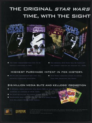 STAR WARS TRILOGY - THX_Original 1995 Trade print AD / promo_Lucasfilm Ltd. 2