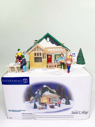 Dept 56 Snow Village Series A Home In The Making 56.  54979 Habitat For Humanity
