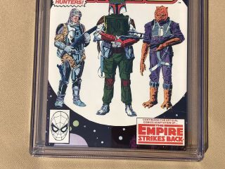Marvel Comics Star Wars 42 CGC 9.  0 VF/NM White Pages First Appearance Boba Fett 3