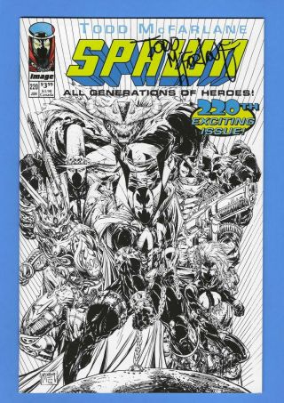 Spawn 220 Nm,  2012 Sketch Variant / Signed Todd Mcfarlane Youngblood 1 Homage