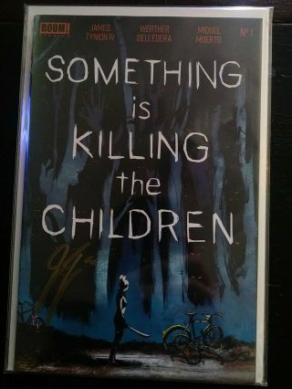 SOMETHING IS KILLING THE CHILDREN 1,  signed Tynion 2,  3,  4,  5,  8.  All N/M 1st print 3